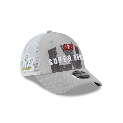 Tampa Bay Buccaneers Gorra | New Era NFL Super Bowl Lv Stretch Snap 9forty Adjustable Cap Mexico - Blancos